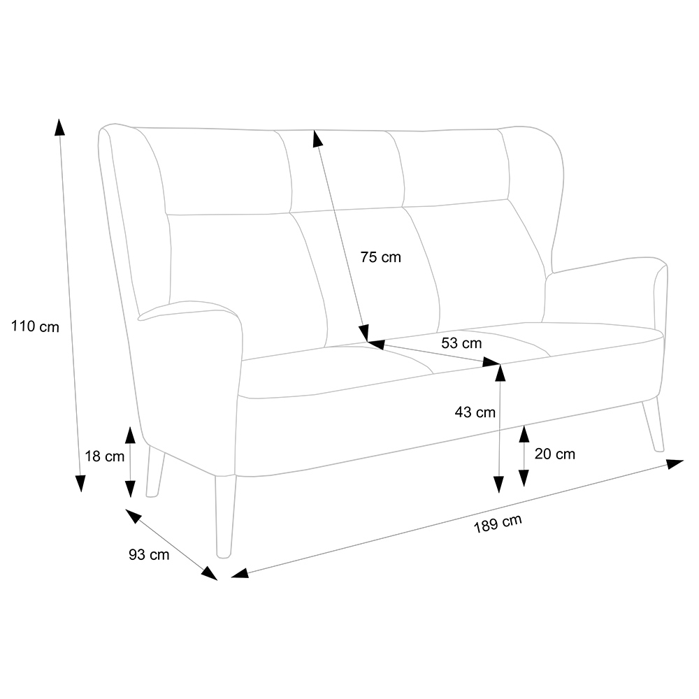 Sedací sestava Next 3+2+1 | VÝBĚR TKANIN