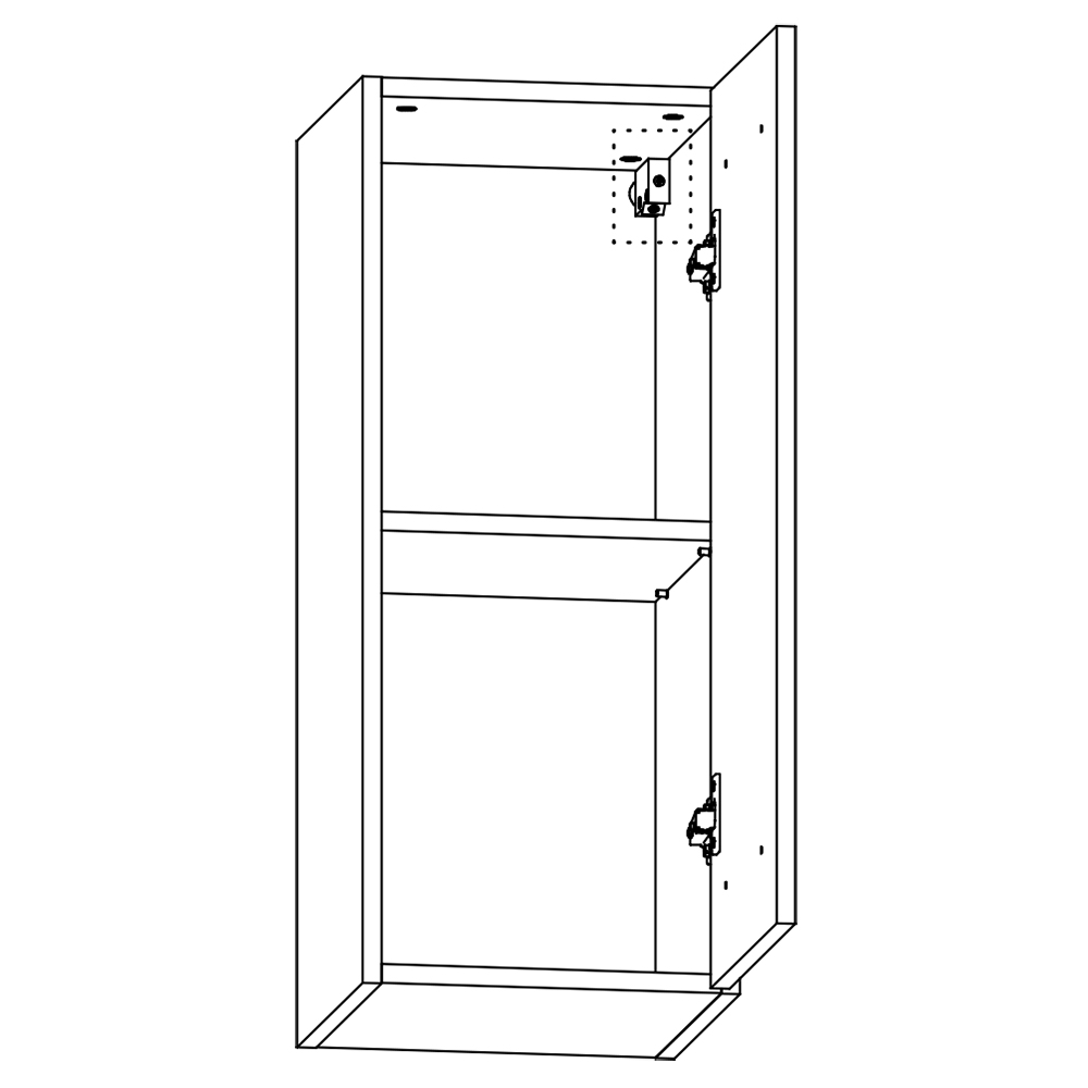 LANGEN ap | horní skříňka G30 | push open | UNI provedení | artisan