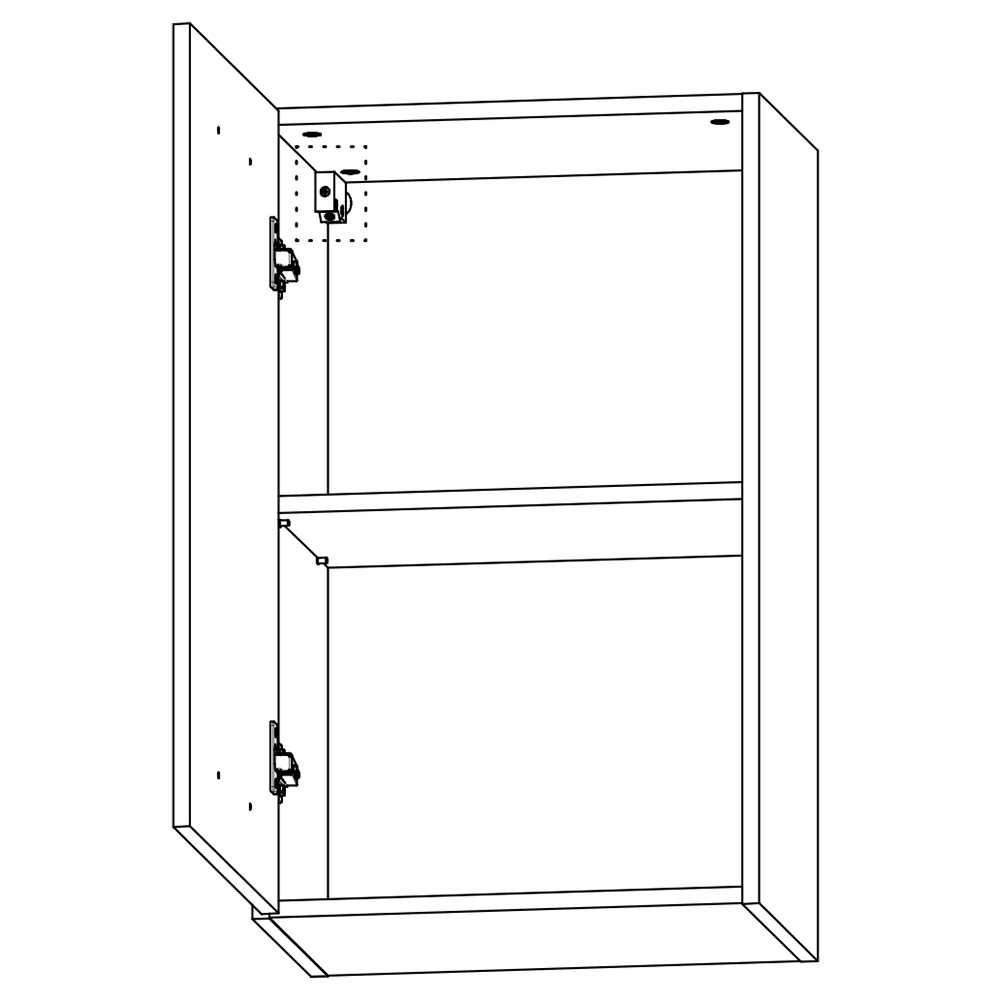 LANGEN ap | horní skříňka G45 | push open | UNI provedení | artisan