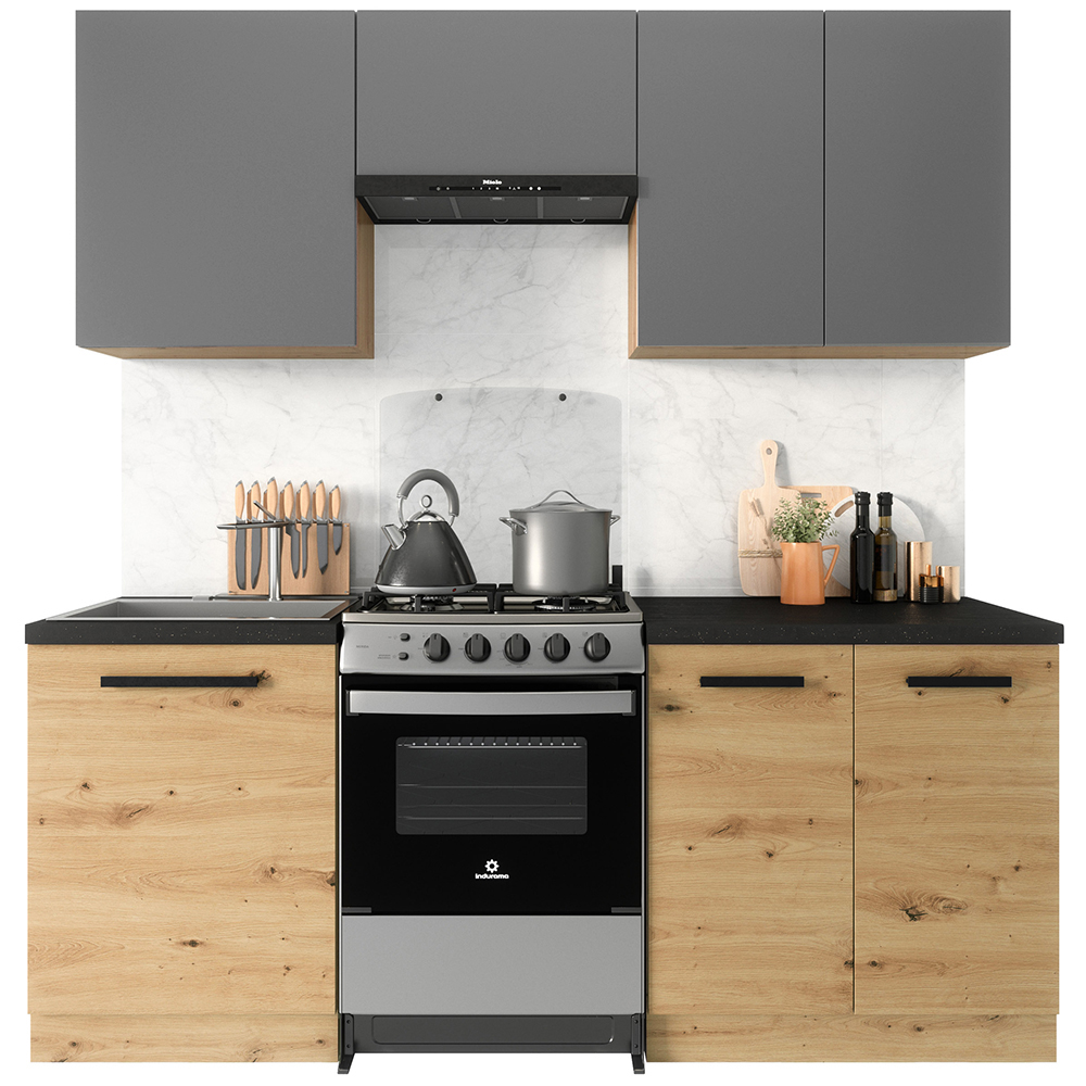 LANGEN šp | horní skříňka G80 | 80 cm | artisan/šedá