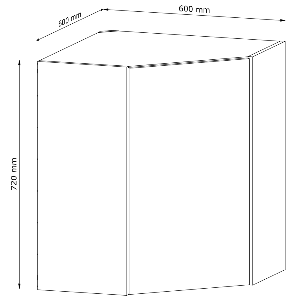 LANGEN ap | horní skříňka G60N | push open | UNI provedení | artisan