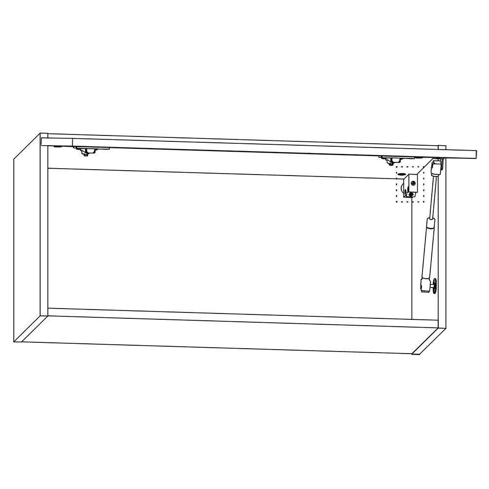 LANGEN ap | horní skříňka G80K | push open | artisan