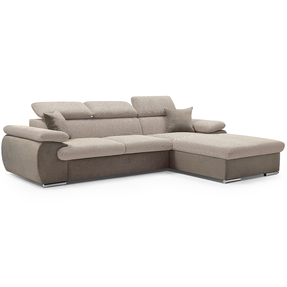 Sedací souprava COOL | 281x191 cm | rozkládací + úložný prostor | PRAVÁ | VÝBĚR TKANIN