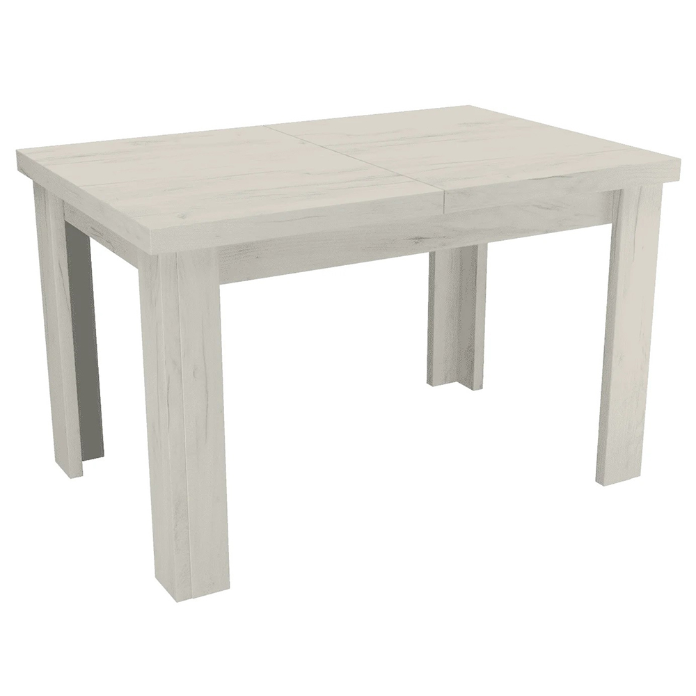 Jídelní stůl JARS MALÝ | rozkládací 120 až 160 | kraft bílý