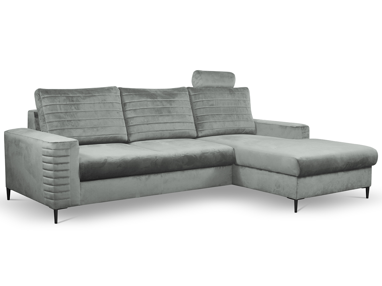 Sedací souprava COLLIN | PRAVÁ | záhlavník v ceně | VÝBĚR LÁTEK