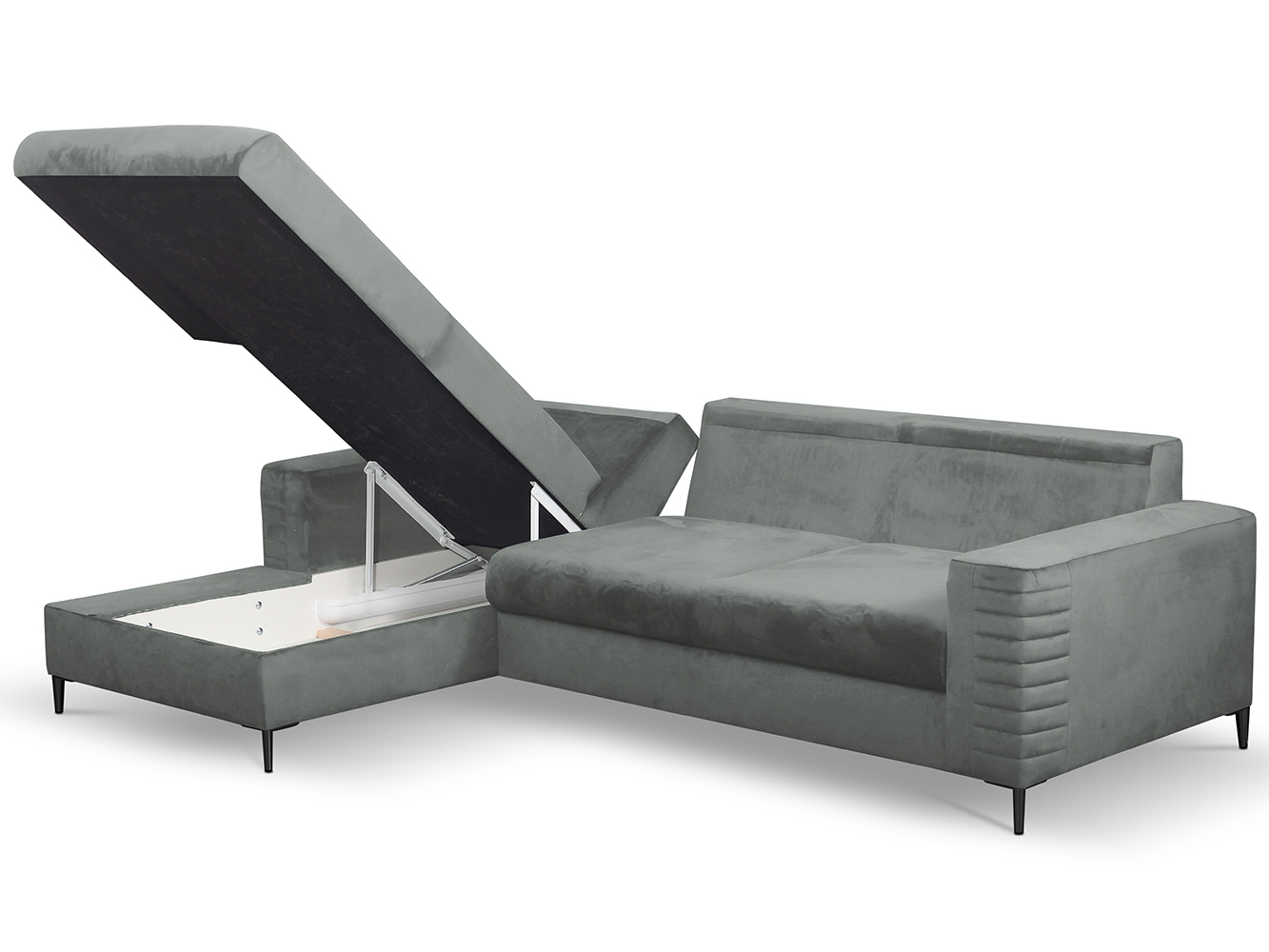 Sedací souprava COLLIN | LEVÁ | záhlavník v ceně | VÝBĚR LÁTEK