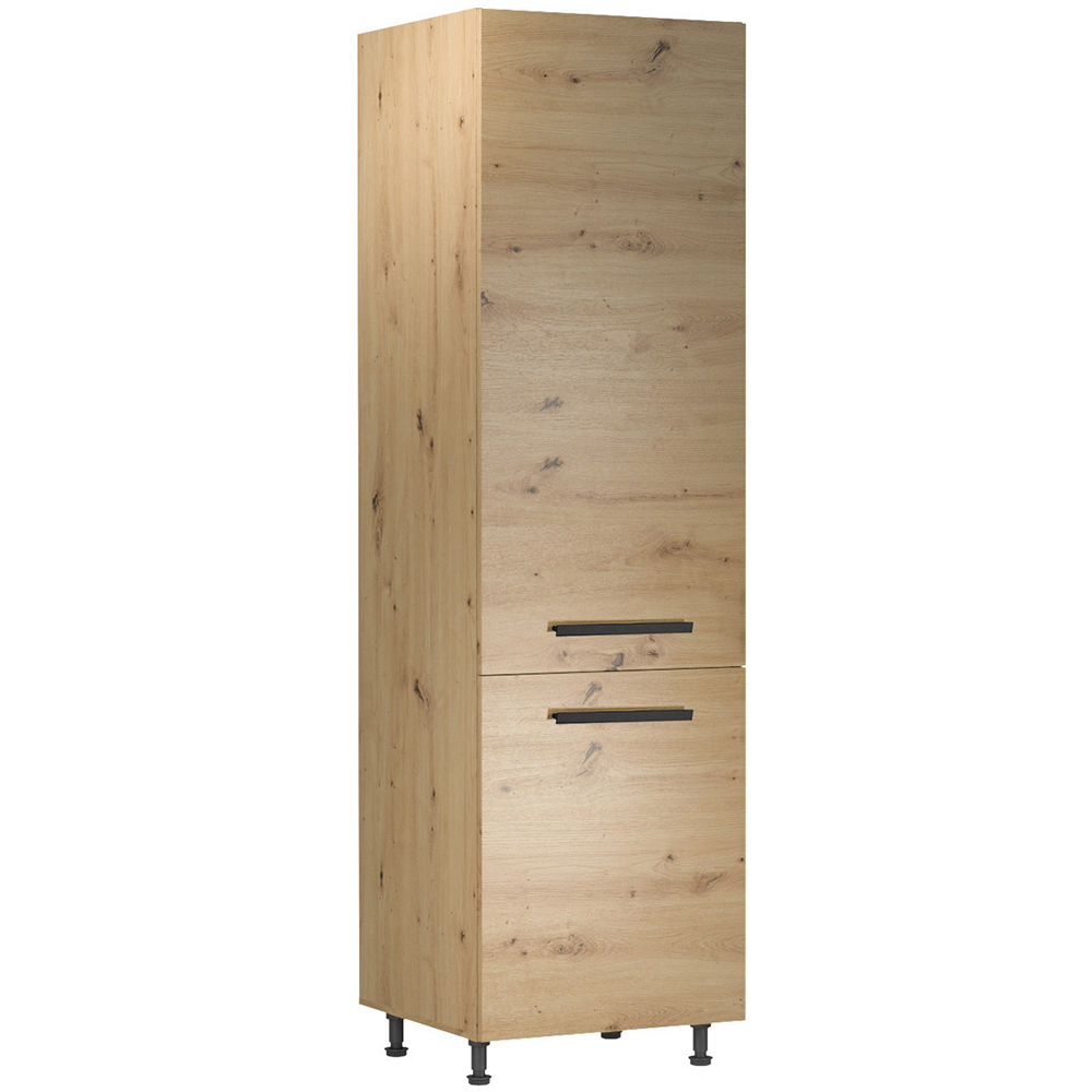 LANGEN au | skříňka D60ZL pro vestavnou lednici | s úchyty | UNI provedení | artisan