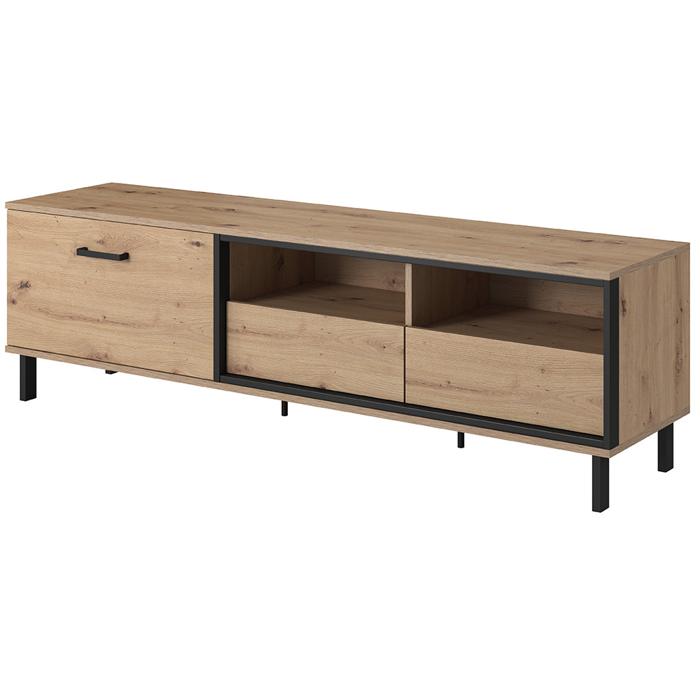 NEST | TV stolek + police | 164,8 cm | artisan/antracit | BLACK FRIDAY