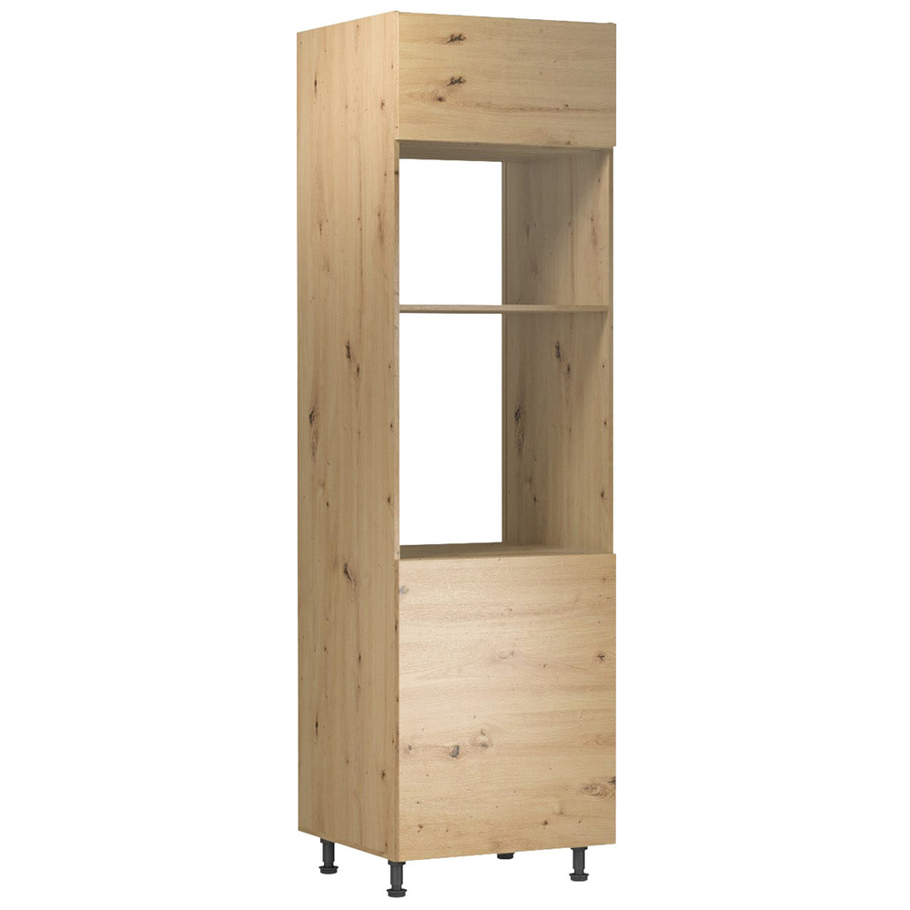 LANGEN ap | skříňka D60PM pro vestavnou troubu a mikrovlnku | push open | UNI provedení | artisan