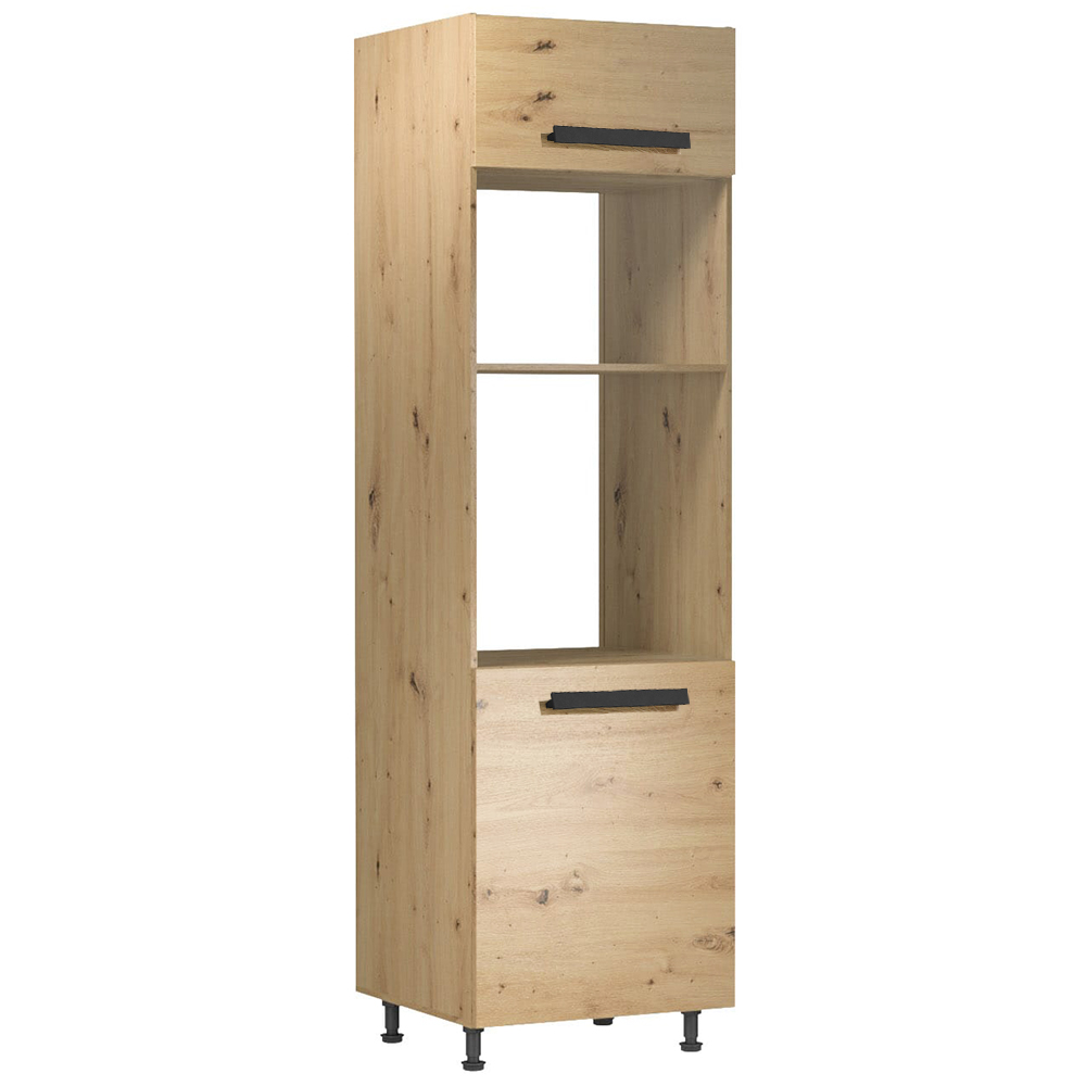 LANGEN ap | skříňka D60PM pro vestavnou troubu a mikrovlnku | push open | UNI provedení | artisan