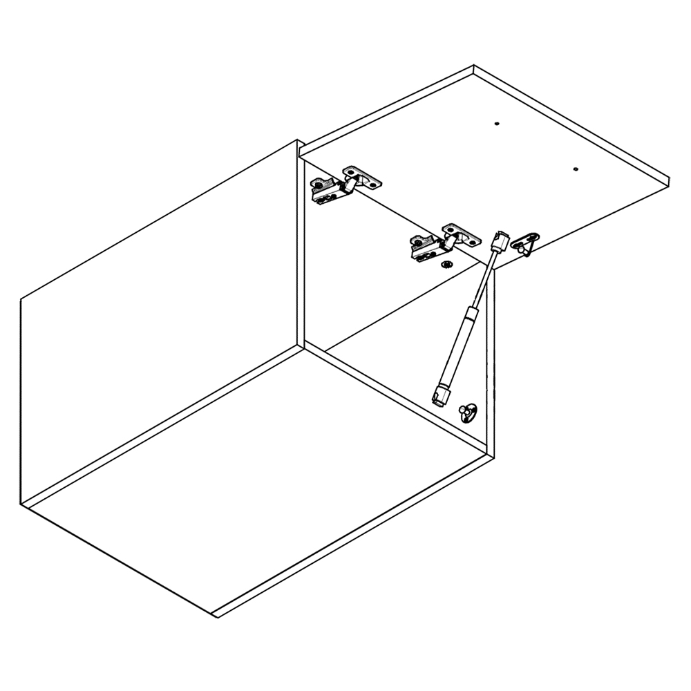 LANGEN ap | horní skříňka N40 | push open | artisan