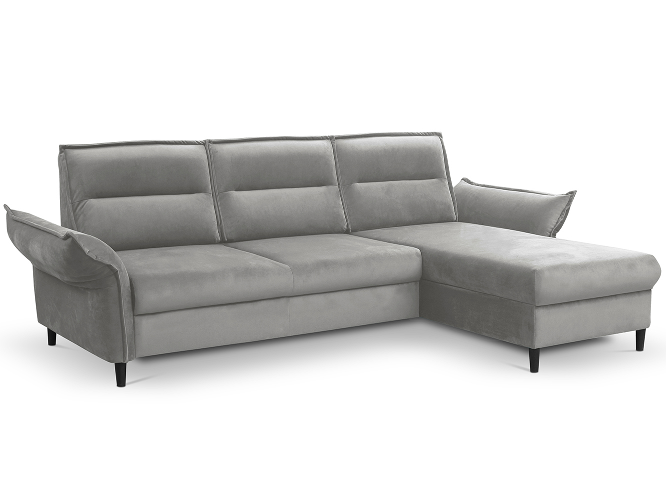 Sedací souprava MILANO | 272x167 | PRAVÁ | rozkládací + úložný prostor | šedá | POSLEDNÍ KUS