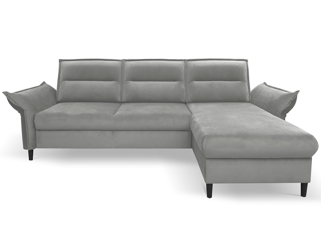 Sedací souprava MILANO | 272x167 | PRAVÁ | rozkládací + úložný prostor | šedá | POSLEDNÍ KUS