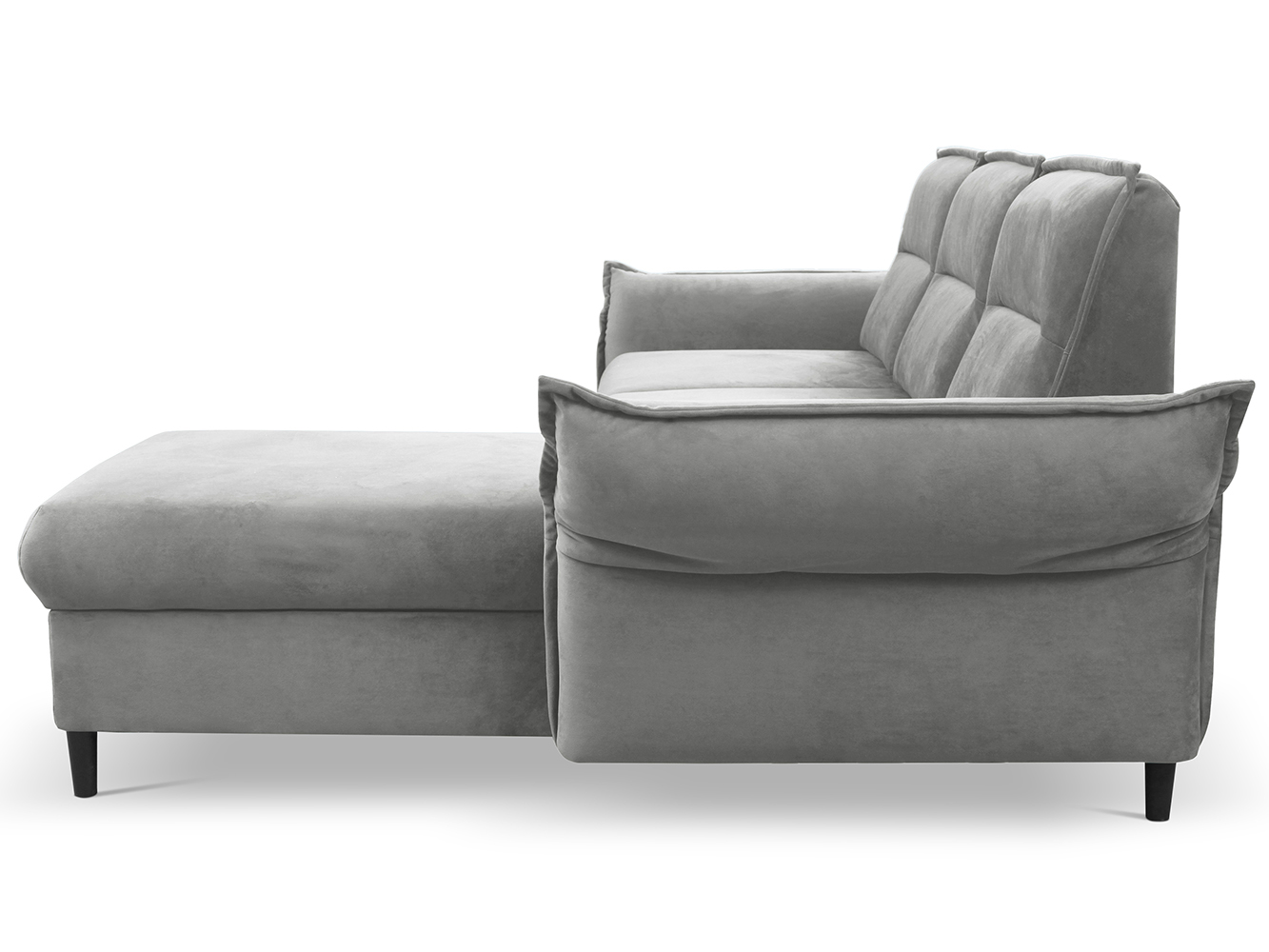 Sedací souprava MILANO | 272x167 | PRAVÁ | rozkládací + úložný prostor | šedá | POSLEDNÍ KUS