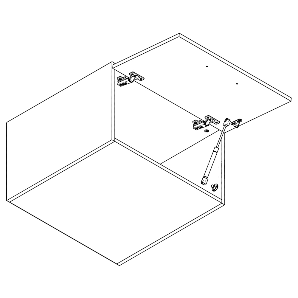 LANGEN ap | horní skříňka N60 | push open | artisan