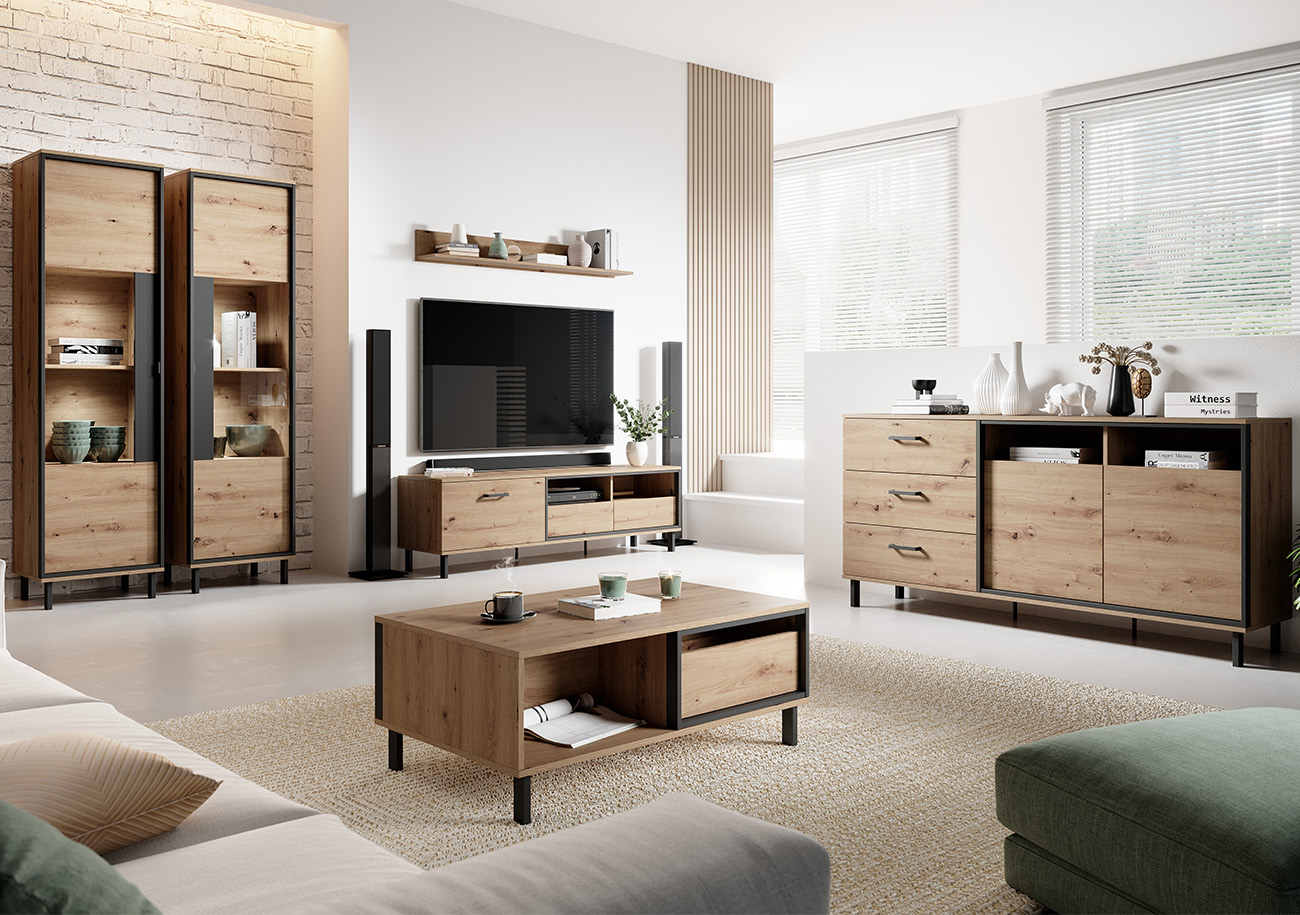 NEST | vitrína vysoká | 51,7 cm | artisan/antracit