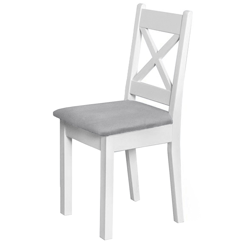 Jídelní set | bílá | loca 31 | stůl Max VI + 2x židle K-X + 2x taburet P