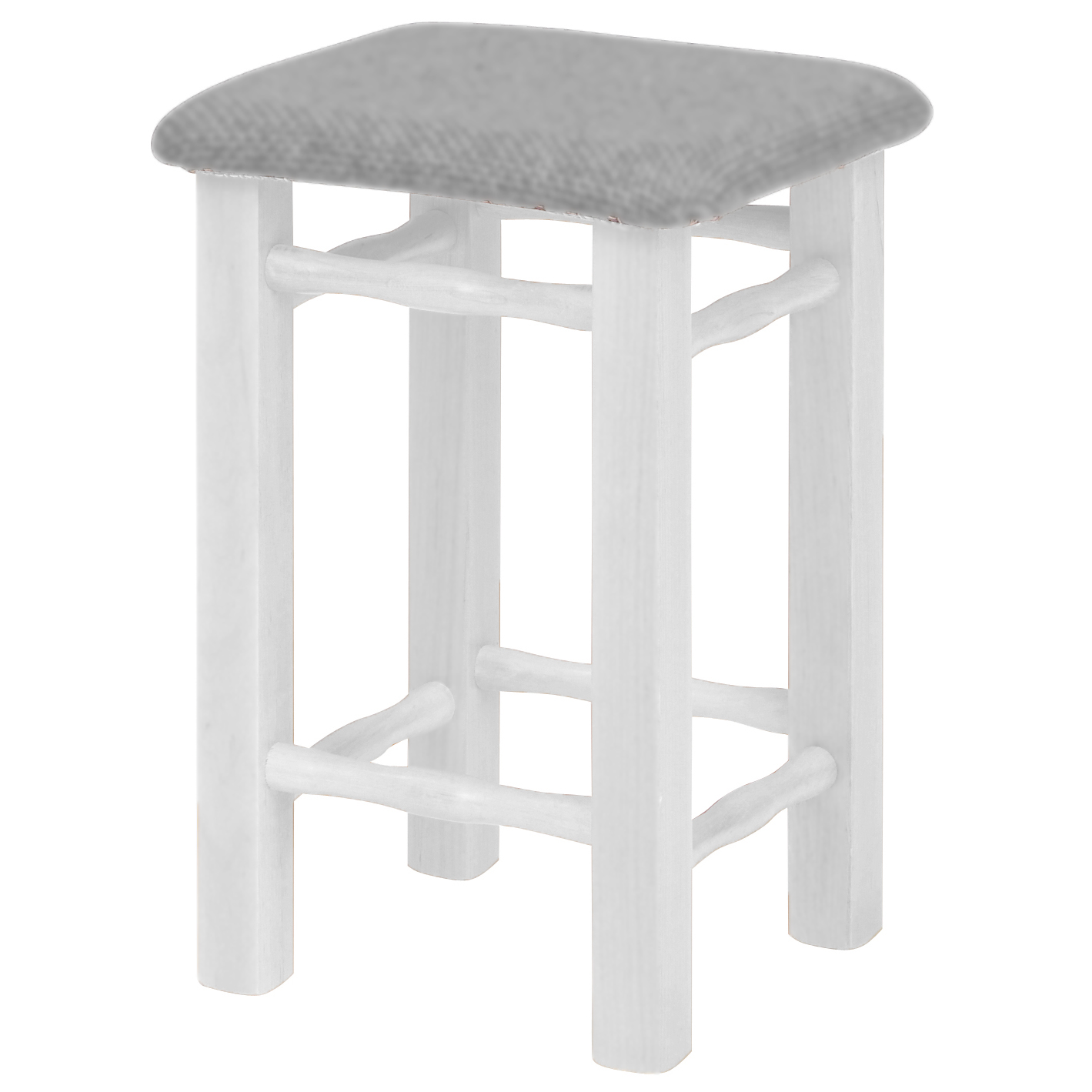 Jídelní set | bílá | loca 31 | stůl Max VI + 2x židle K-X + 2x taburet P