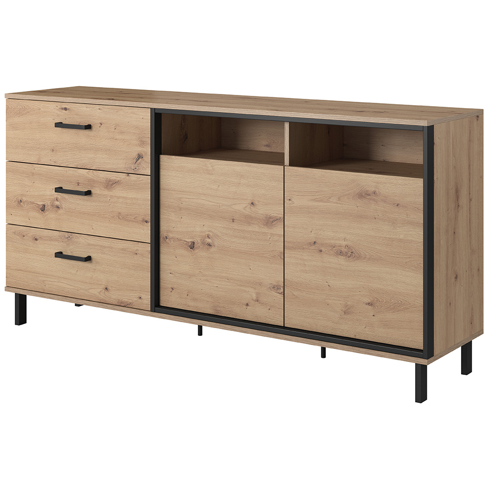 Obývací stěna NEST | sestava B | 6 dílů | artisan/antracit