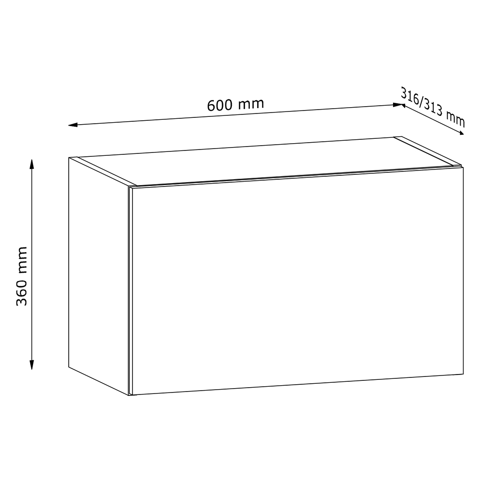 Kuchyňská linka LANGEN ap | 240 cm | PUSH OPEN | artisan