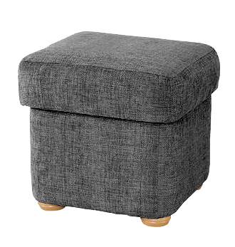 Taburet m OLA | 44x44 cm | s úložným prostorem | VÝBĚR TKANINY