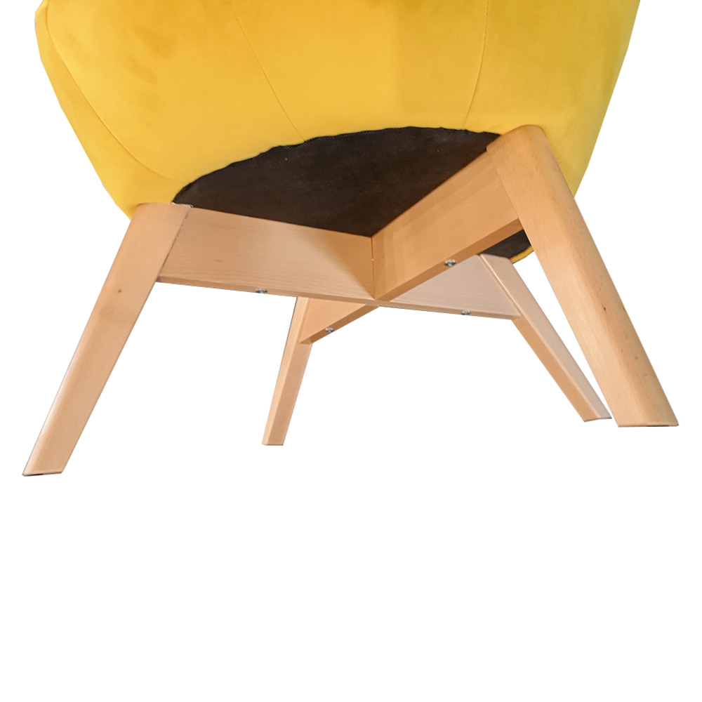 Křeslo PATIO | VÝBĚR TKANIN a odstínu nožiček