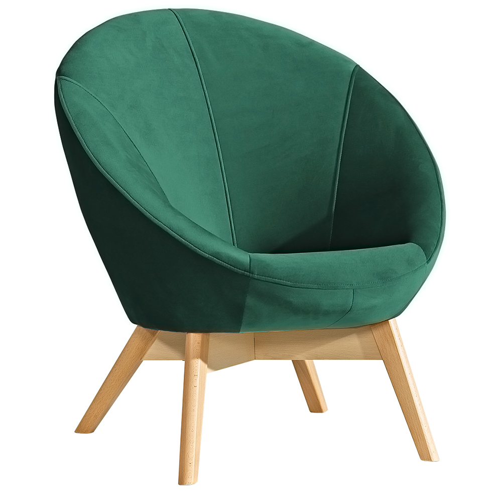 Křeslo PATIO | VÝBĚR TKANIN a odstínu nožiček