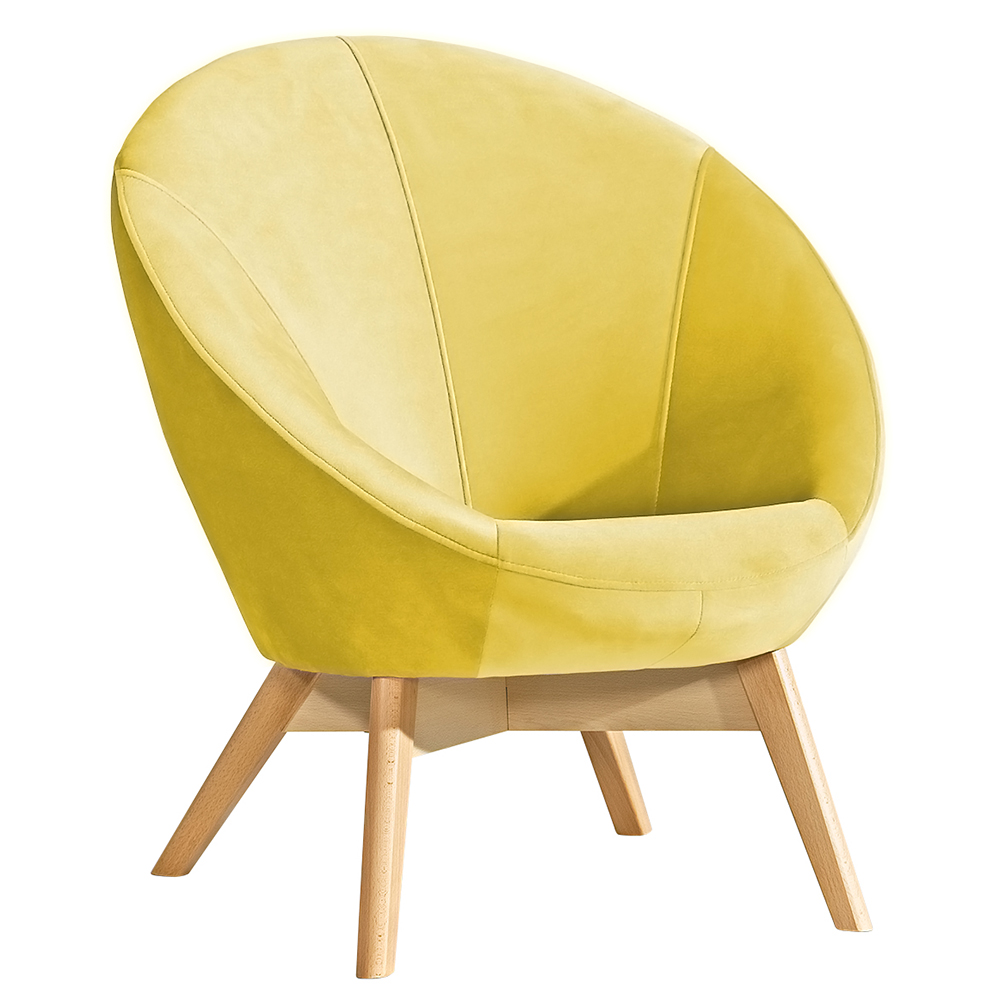 Křeslo PATIO | VÝBĚR TKANIN a odstínu nožiček