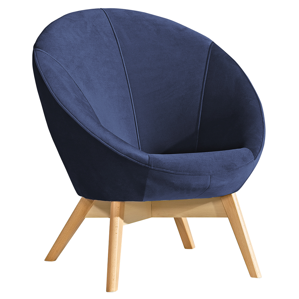 Křeslo PATIO | VÝBĚR TKANIN a odstínu nožiček