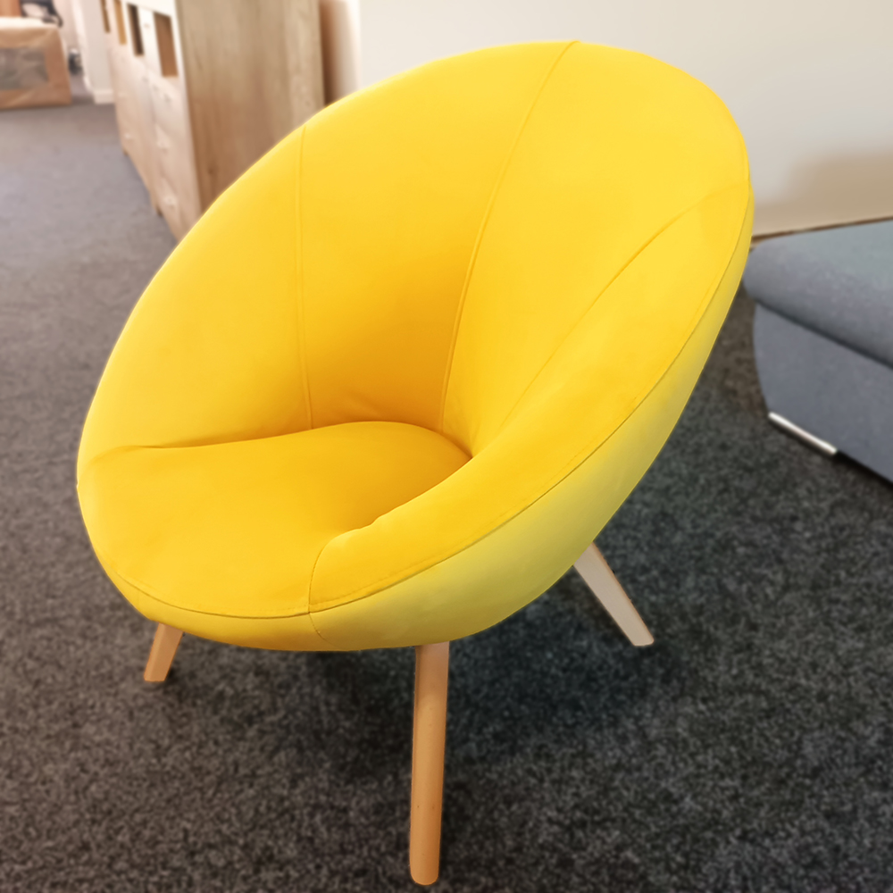 Křeslo PATIO | VÝBĚR TKANIN a odstínu nožiček