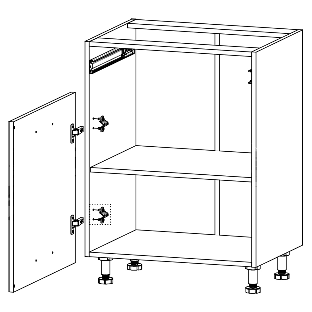 Kuchyňská linka LANGEN ap | 260 cm | PUSH OPEN | artisan