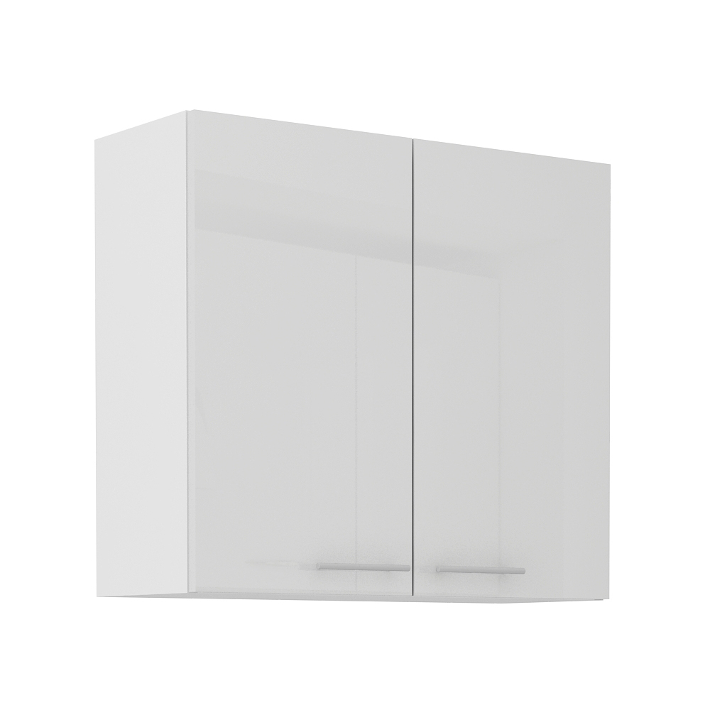 Kuchyňská linka LARA wh | ve tvaru L | 220x370 | UNI provedení | VÝBĚR TYPU ZÁSUVEK | bílá lesk