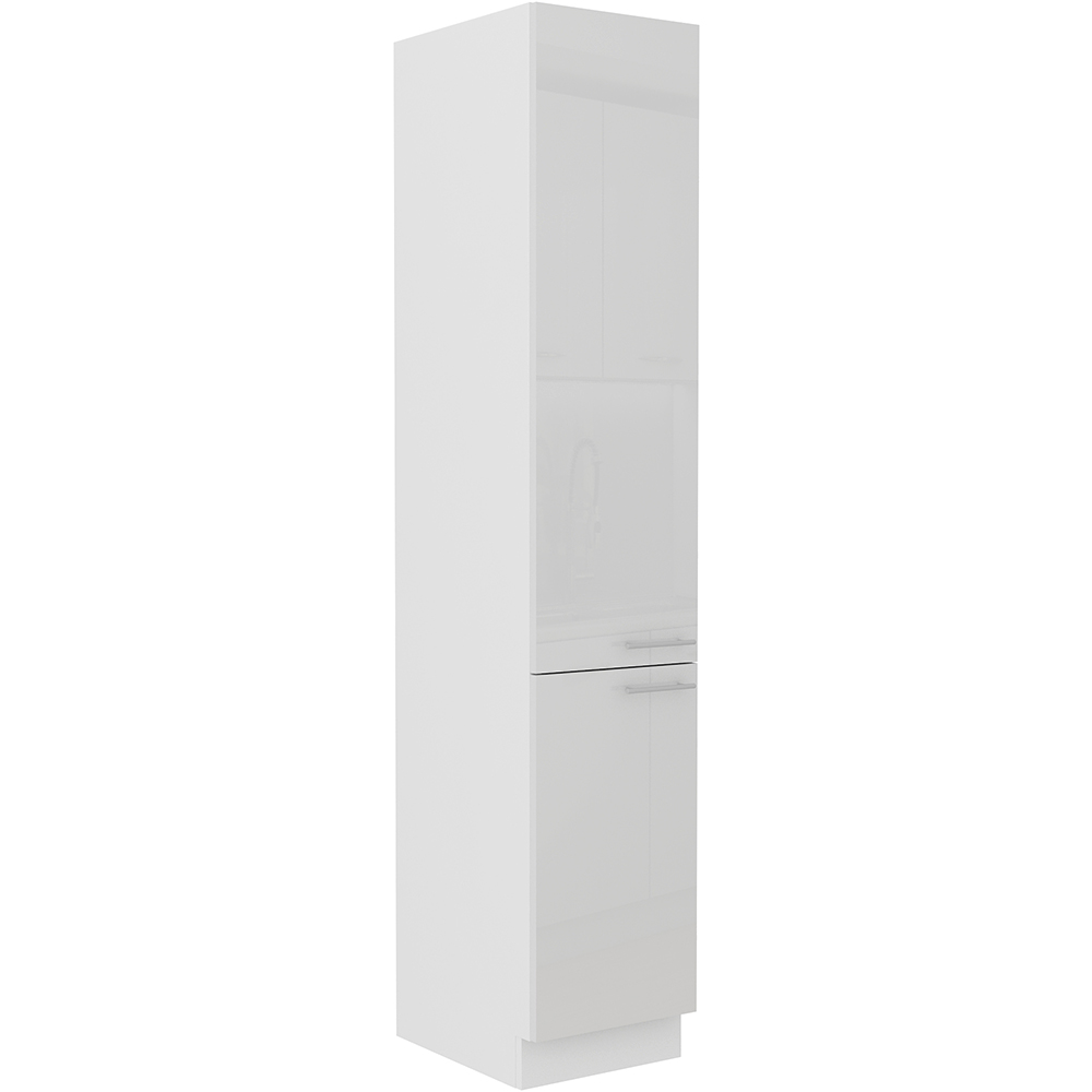 Kuchyňská linka LARA wh | ve tvaru L | 230x250 | UNI provedení | VÝBĚR TYPU ZÁSUVEK | bílá lesk