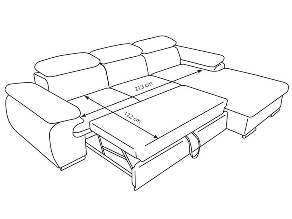 Sedací souprava Coast | PRAVÁ | AKCE | šedá