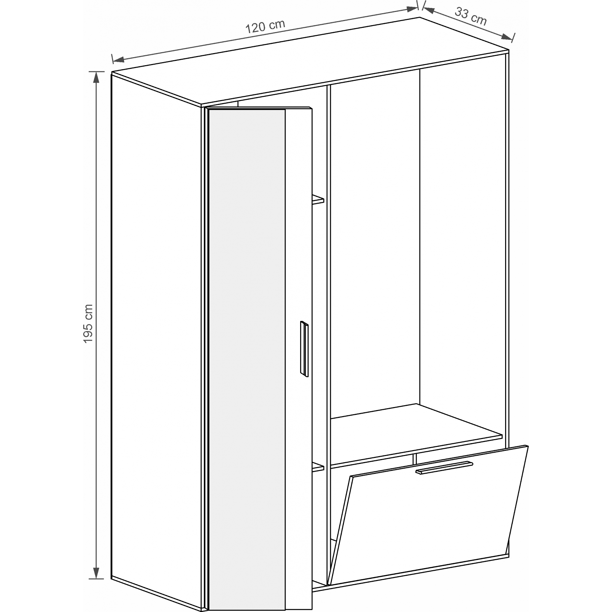 Předsíňová stěna Bis | artisan