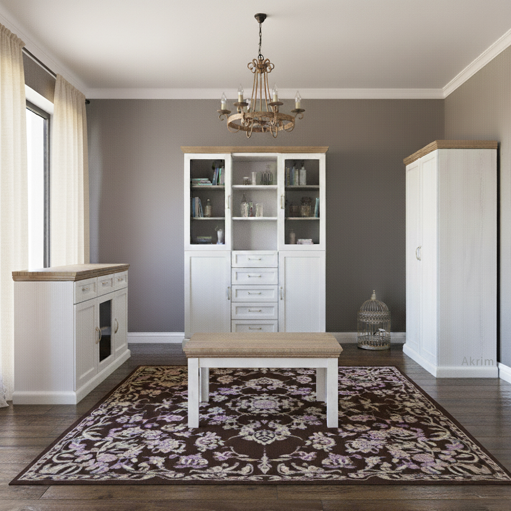 Obývací stěna se skříní Royal r | sestava C | borovice nordická