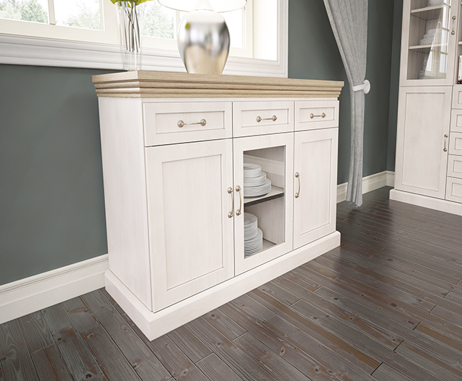 Obývací stěna se skříní Royal r | sestava C | borovice nordická