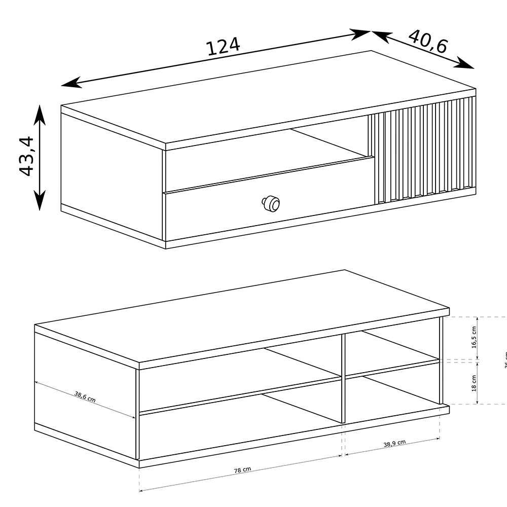 CALI | TV stolek C-7 | artisan