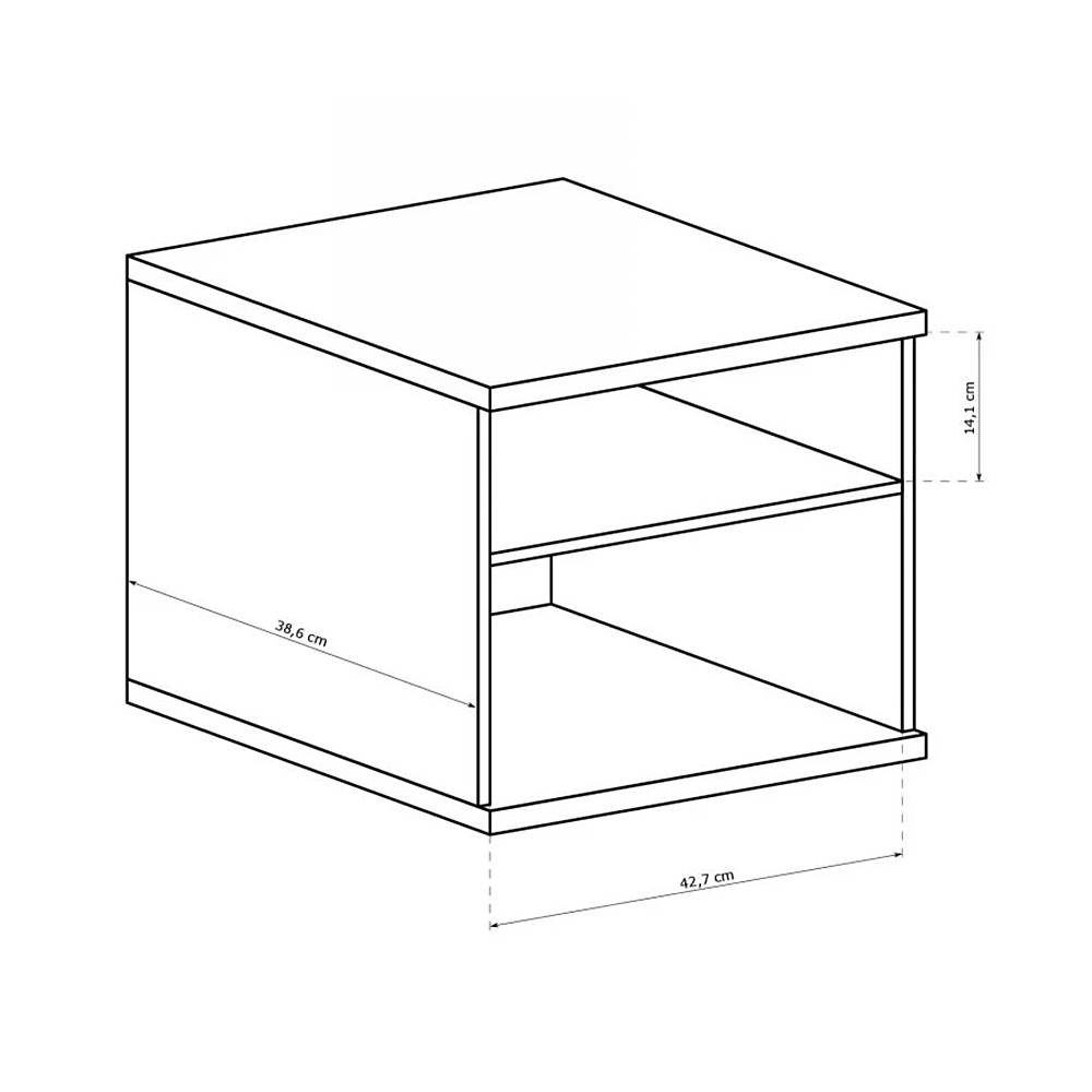 CALI | noční stolek C-17 + NOHY | artisan