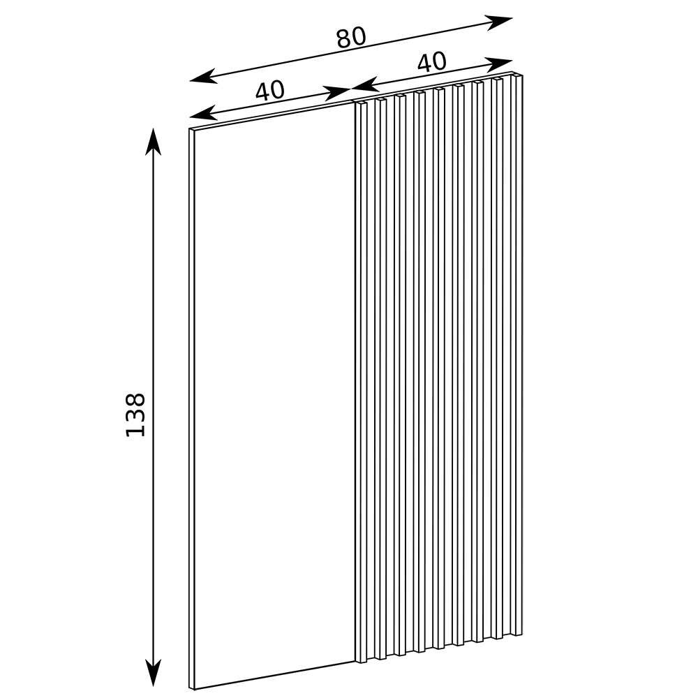 Obývací stěna CALI | 5 dílů | sestava A | artisan