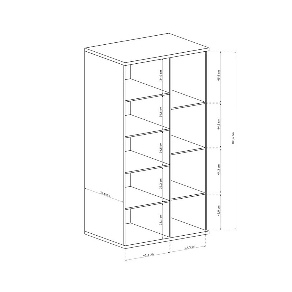 Obývací stěna se skříní CALI | 4 díly | 420 cm | sestava D | artisan