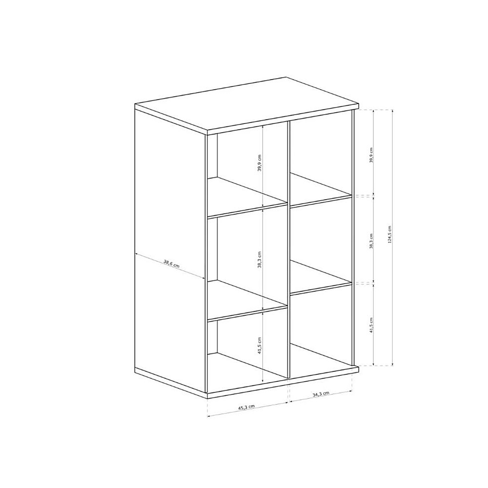 Obývací stěna se skříní CALI | 4 díly + ČERNÉ NOHY | 420 cm | sestava D | artisan