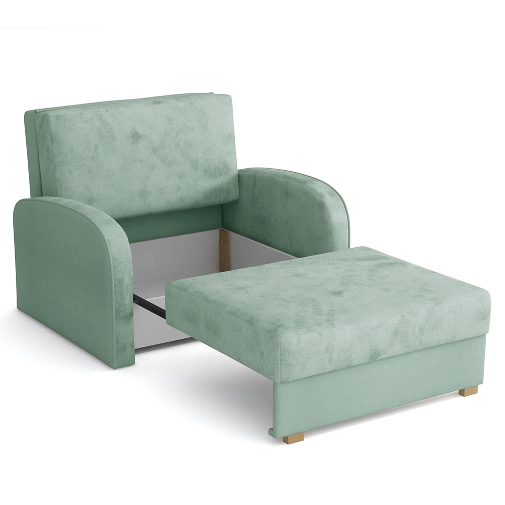 Pohovka VIVA I SOFT | 102 cm | mint | ROZKLÁDACÍ