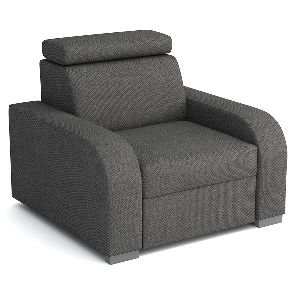 Křeslo OSLO | VÝBĚR TKANIN | polohovatelný záhlavník