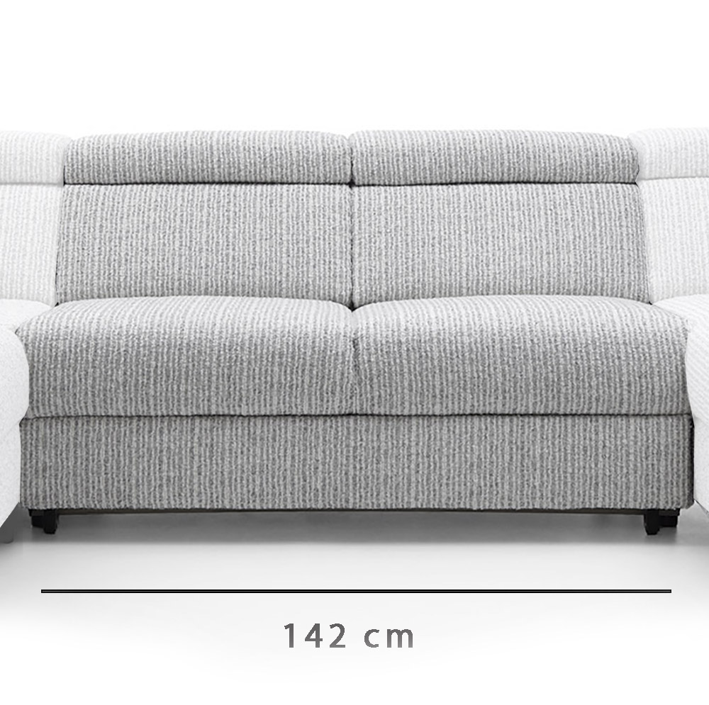 ULISES | díl sedačky 2BK | 142 cm | dvojsed s úložným prostorem | VÝBĚR TKANIN