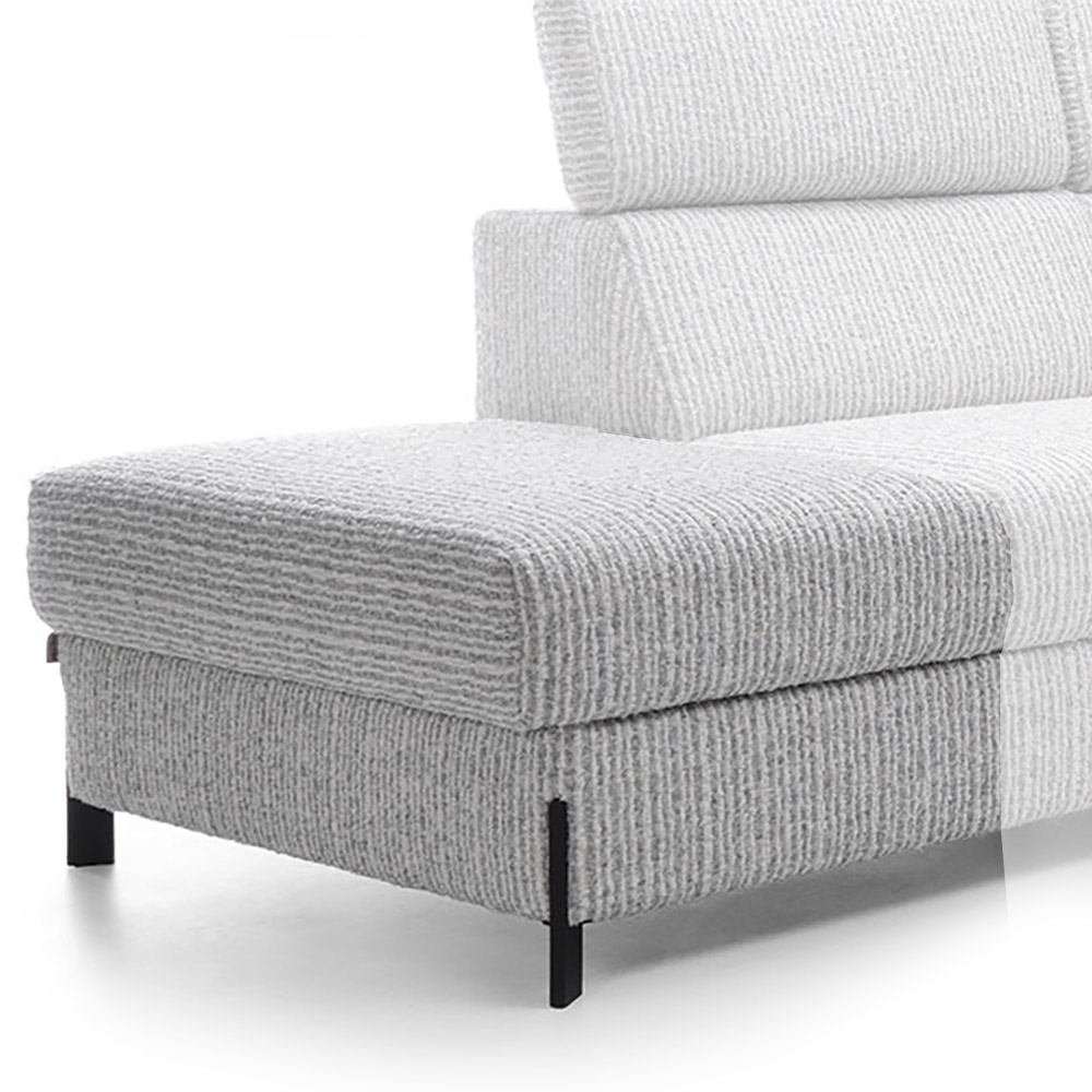 ULISES | díl sedačky HO | 66 cm | prodlužovací díl na zakončení | VÝBĚR TKANIN a NOŽIČEK