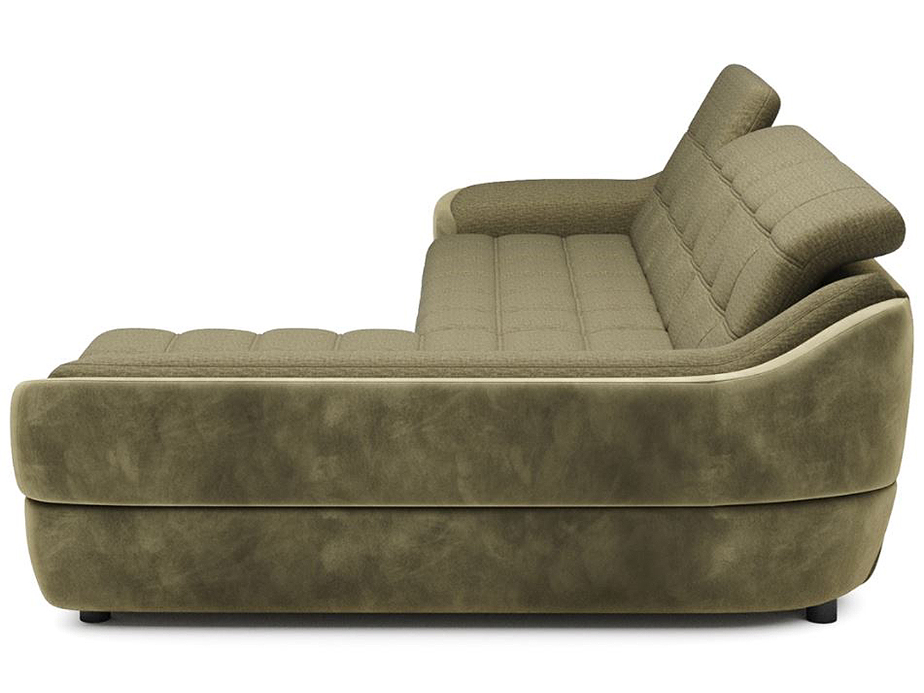 Sedací souprava INFINITY | 290x179 | rozkládací + úložný prostor | olivová | POSLEDNÍ KUS Z PRODEJNY