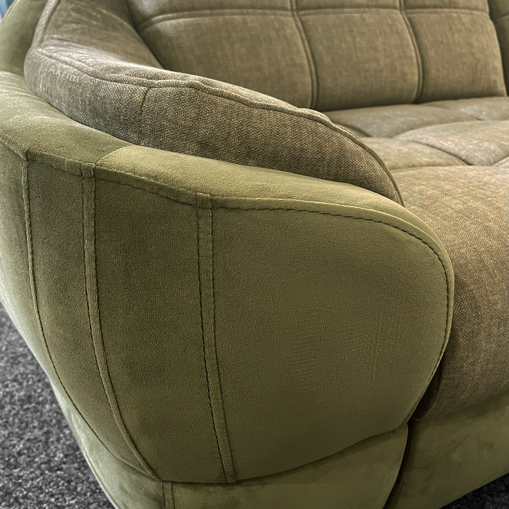 Sedací souprava INFINITY | 290x179 | rozkládací + úložný prostor | olivová | POSLEDNÍ KUS Z PRODEJNY