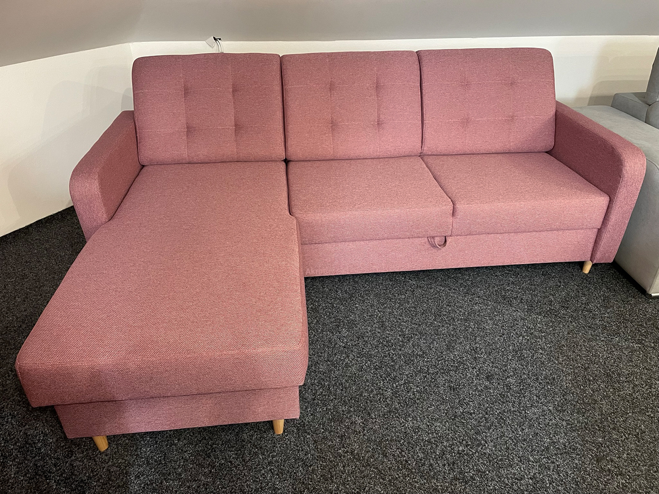 Sedací souprava Pinko | starorůžová | rozkládací | VÝPRODEJ Z PRODEJNY