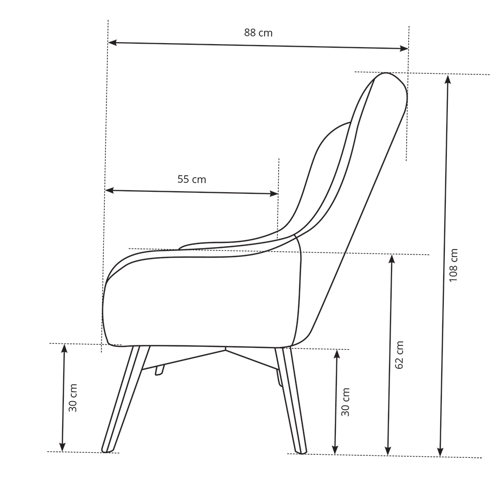 Křeslo ELIS CARO | VÝBĚR LÁTEK
